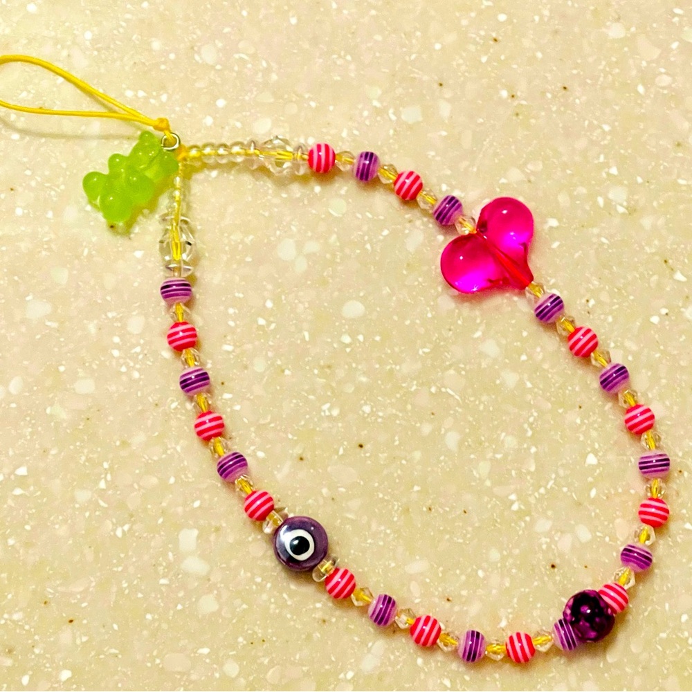 Phone String!! Pink and purple 🧿